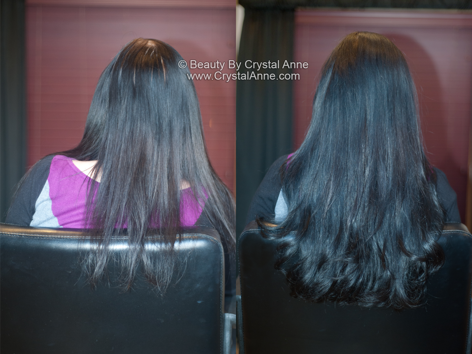 Adding Volume with Hair Extensions to Naturally Long Hair Houston Hair Extensions Houston Makeup Artist Salon