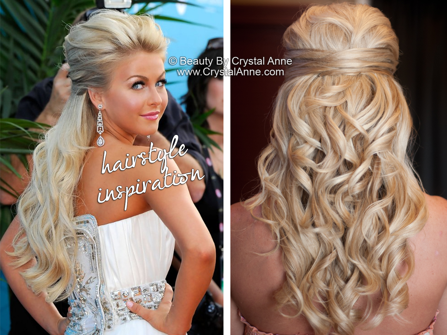 julianne hough inspired half up bridal hairstyle - houston