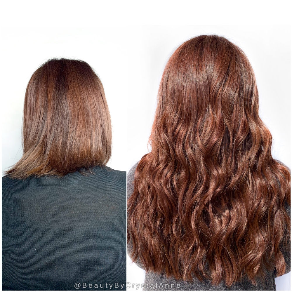 Before and After Hair Extensions Photos | Houston Hair Extension Salon