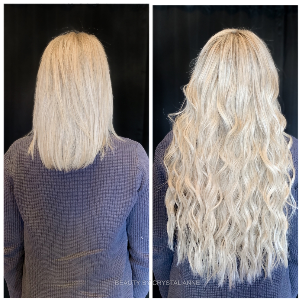 Before and After Hair Extensions Photos | Houston Hair Extension Salon