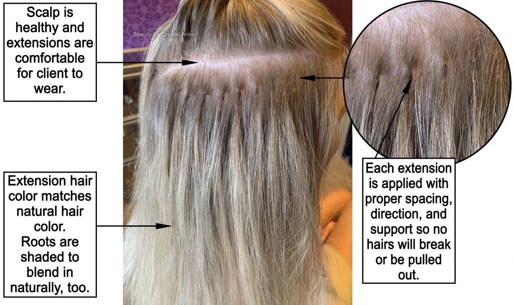 Blonde Fusion Hair Extensions - wide 4